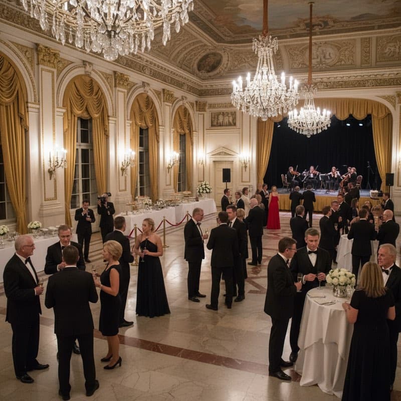 The closing reception